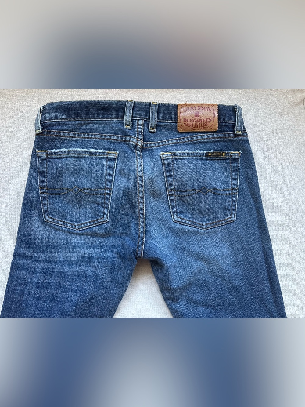 Vintage Lucky Brand Lil Maggie Y2K Bootcut Flare Jeans 0/25, American Made Denim - Picture 2 of 5